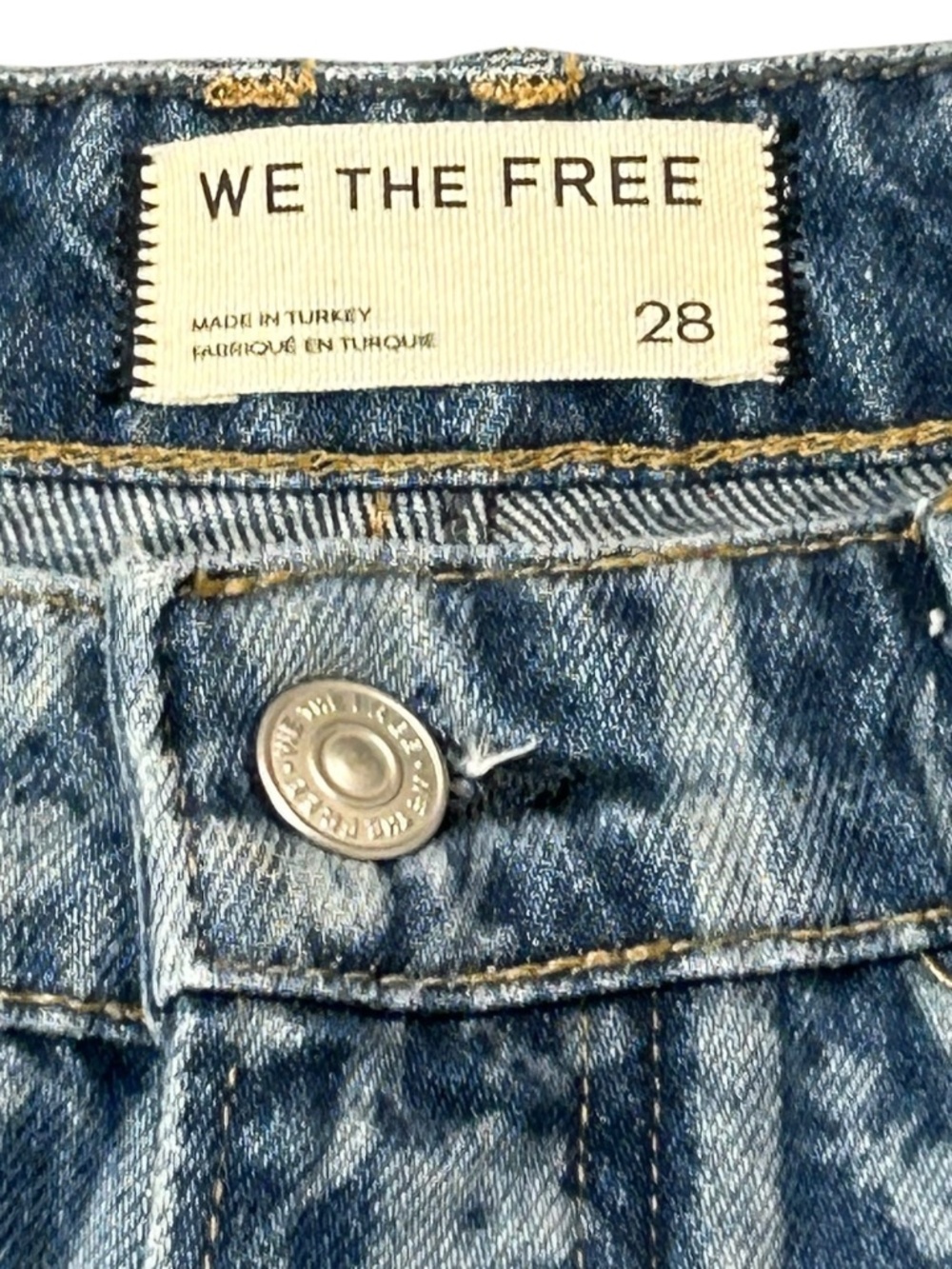 NWT We The Free Tennessee Low Rise Boyfriend Jeans Free People Size 28 NEW - Picture 4 of 6